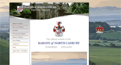 Desktop Screenshot of baronyofnorthcadbury.com